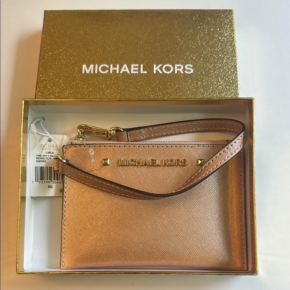 Michael Kors Rose Gold Wristlet